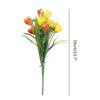 2 Stück künstliche Tulpen Blumen Fake Tulpenstrauß Dekoration für Haus Garten Hochzeit Party Dekorationen Zubehör