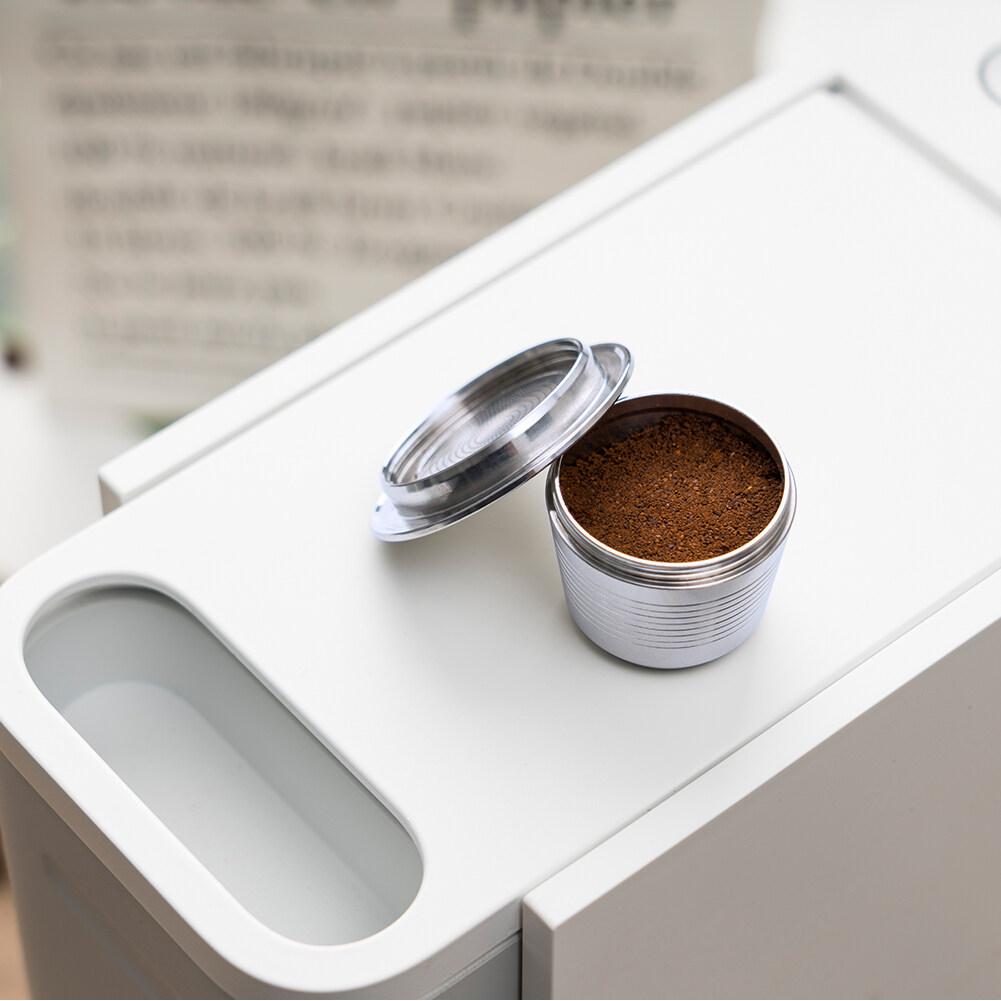 i Cafilas [HLB06] Reusable Coffee Capsule Stainless Steel Coffee Filters Refillable Crema Maker Pods Tamper for Nespresso Machine Xiaomi S1201