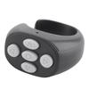 Bluetooth 5.3 Ring Remote Control Page Turner Cell Phone Camera Shutter Selfie Remote for Video Reading