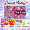 Bayern Munich 5D DIY Diamond Painting Custom Name Text, Full Drill Rhinestone Mosaic Art Home Gift