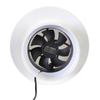 Solar 12V Energy Efficient Toilet Bathroom Fan High Speed Air Vent Fan with Antireflux Baffle for Odor and Steam Removal