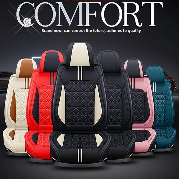 9D All-inclusive Car Seat Cushions Sports Seat Cushions Seat Covers and Interior Accessories Breathable and Waterproof(Only One Front Seat Cover)