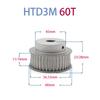 HTD3M triger kayışı kasnak kitleri 60 diş 20 diş genişlik 10mm 1:3 redüksiyon oranlı senkron kayış opsiyonel kitler kombinasyonu HTD3M 60T 20T