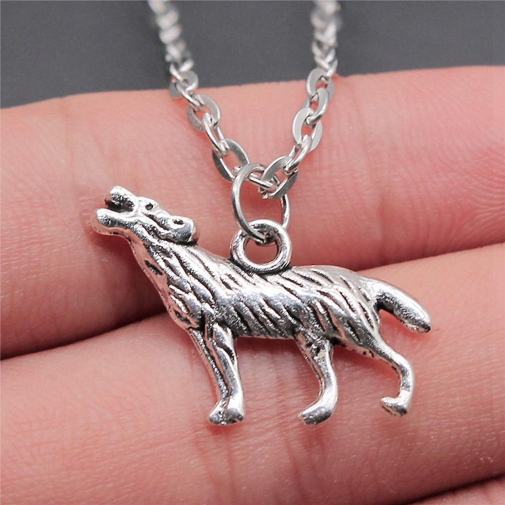 

Лесные животные Медведь Ожерелье на шею 43 см Цепь Женские украшения Назад в школу Бохо Распродажа Товары A08-1pcs-26x20mm