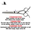 TAA Professional Grooming Scissors Pet Serrated Scissors for Dog & Cat Alloy Steel Shears Pets Shears Groomer Tools Hair Clipper