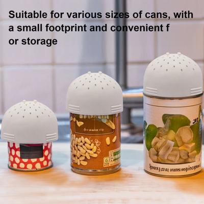 7.5CM Silicone Can Colander Food Grade Multifunctional Quick Draining Mini Can Filter Cover Tinned Food Strainer Kitchen Gadget