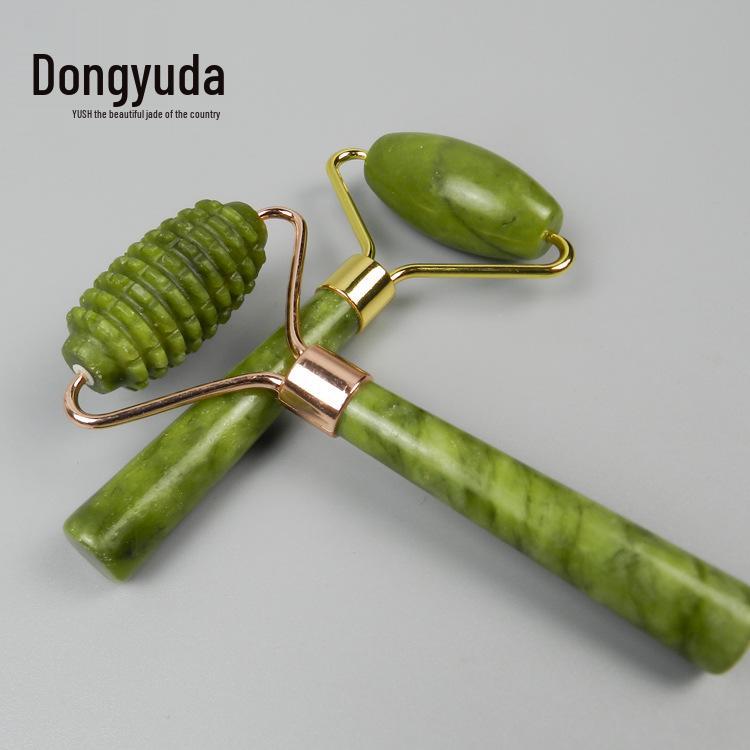 Large Jade Eye Massager and Gua Sha Beauty Tool