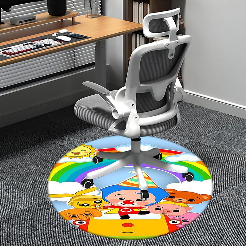 

Килимок для стільця Pinkfong Wonderstar, Круглий килим-килимок для офісу, Можна прати в машині, Нековзкий, Підходить для віталень, спалень 80cm