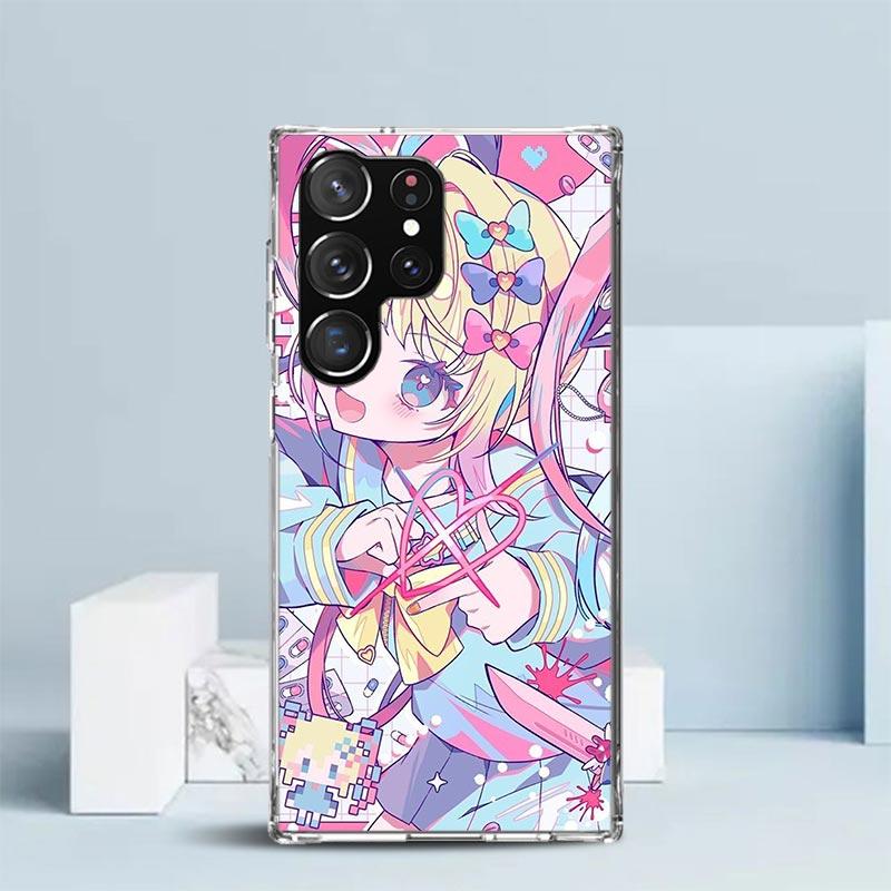 Needy Girl Streamer Overload Soft Cover for Samsung Galaxy S25 Edge S26 S24 S23 Ultra Phone Case S22 S21 Plus S20 FE Print Patte