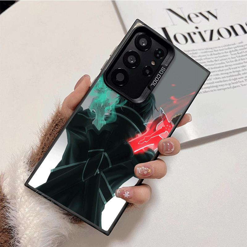 Sword Art Online Kirito Weiche Handyhülle für Samsung Galaxy S24 S25 FE S26 Edge S23 Ultra S22 Plus S21 + Stoßfeste Hülle Rückseite Sh