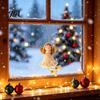Handmade Fabric Doll Pendants Christmas Angel Hanging Ornaments, Cute Plush Pendant, Xmas Tree Decorative Small Festive Window Decorations Ornaments