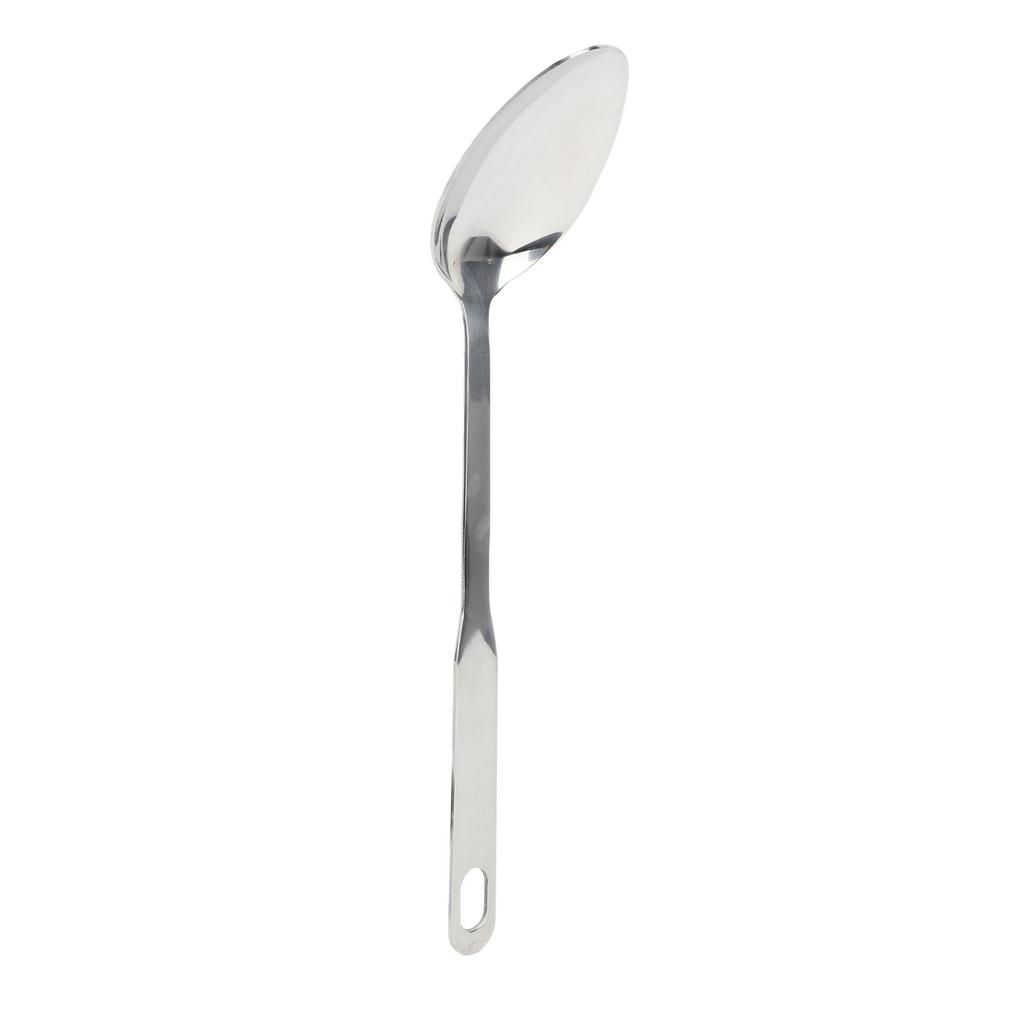 Serving Spoon Cooking Spoon Stainless Steel Hanging Hole Dishwasher Safe Easy Clean Durable Kitchen