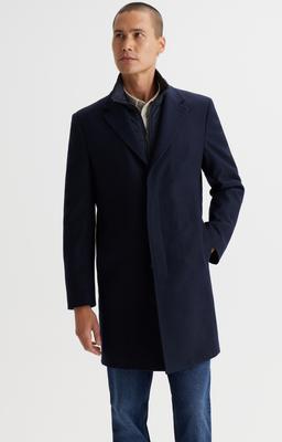Slim Fit Coat With Recycled Wool 54