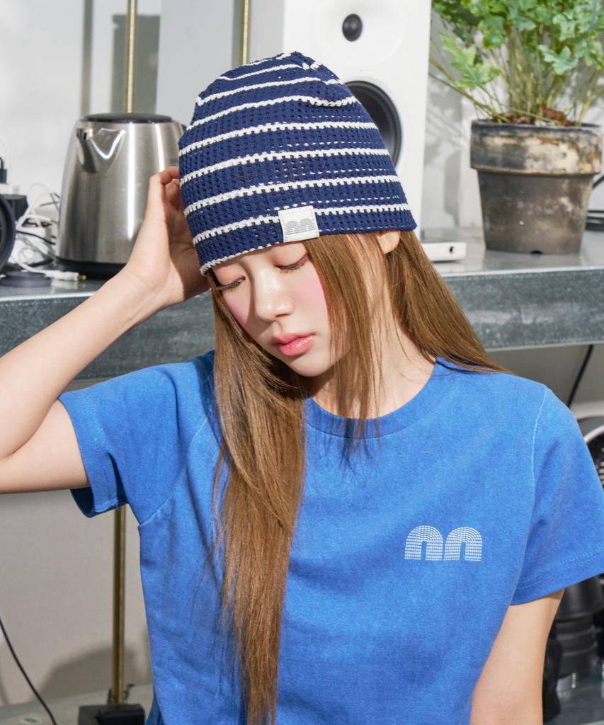 NOT NEW Nn Label Crochet Beanie Navy