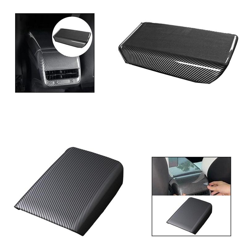 Center Console Armrest Lid Cover Fashion Easy Clean Interior Replace for Tesla Model Y Model3 Easily tall Auto Accessory Glossy