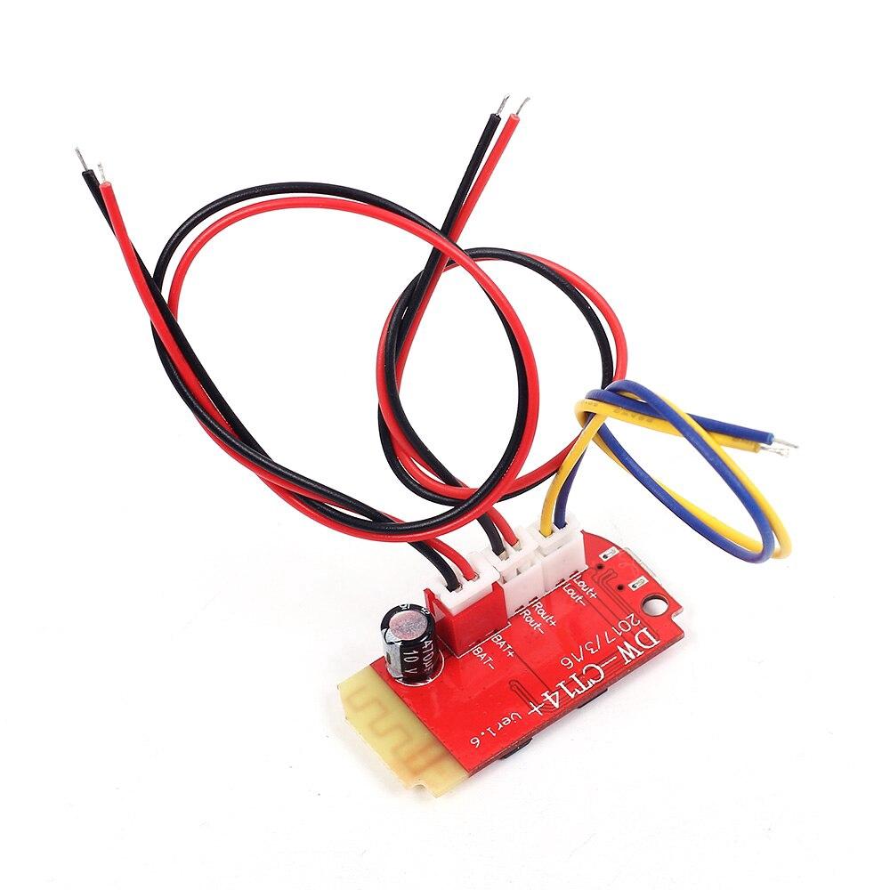 CT14 Micro 4.2 Stereo Bluetooth modul výkonového zesilovače 5VF 5W+5W nabíjecí port pro přemontování nečinného zvukového boxu