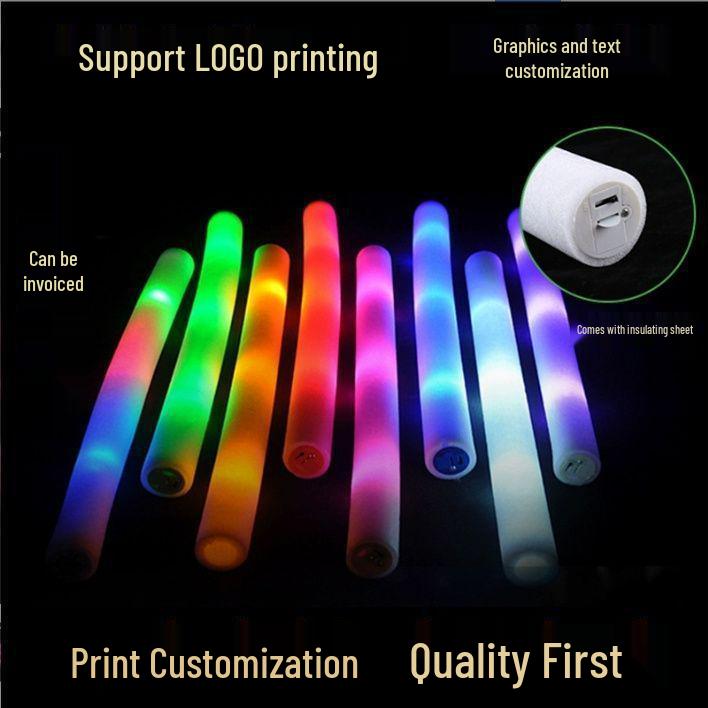 Seven-Color LED Foam Glow Stick for Concerts and Festivals