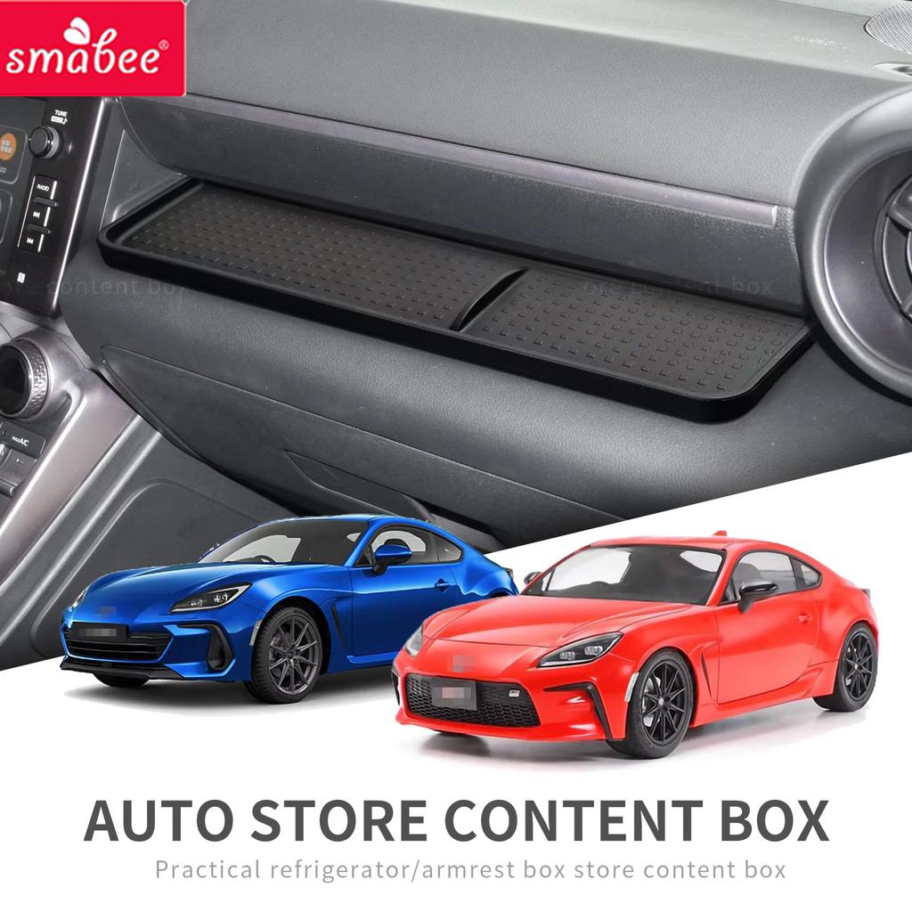 Smabee for Subaru BRZ 2021-2027 Toyota GR86 Co-pilot Seat Glove Box Storage Box Tidying Phone Organizer TPE Car Accessories