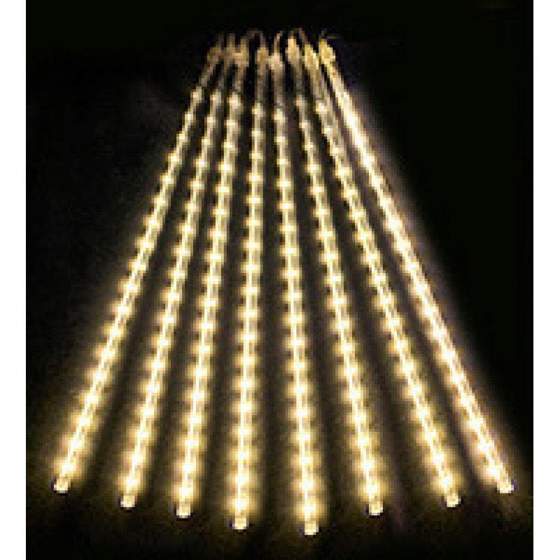 Waterproof LED Meteor Shower String Lights – Flashing, Colorful Christmas Decoration for Trees and Streets
