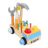 Wooden Kids Tool Set Pine Wood Hammer Wrench Early Education Educational Construction Toys Box Type