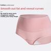 Women's Cotton Antibacterial Crotch Japanese-style Teenage Student Butt-lifting Waist-cinching Large Size High-waisted Tummy-control Triangle Panties