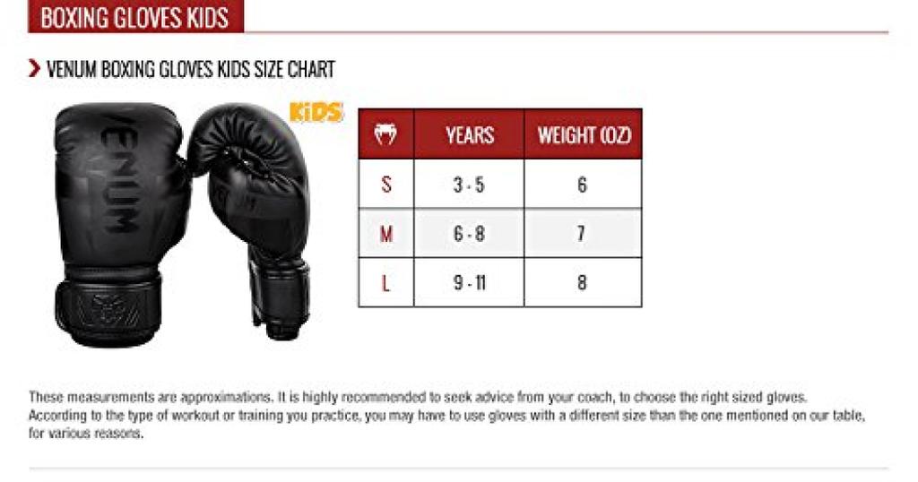 VENUM Elite Boxing Gloves Kids' (Neo Orange) (M)