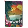 Beach Mermaid Metal Wall Sign for Girls Tiki Bar Hawaii Relax Pub Ocean Happy Place Keep Surfing Home Decor WY