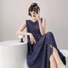 1011 new cotton and silk nightdress fairy style thin large size sweet and cute style long dress loungewear can be worn outside