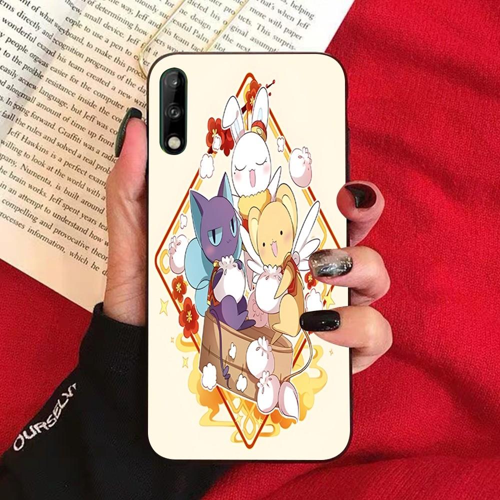 Sakura Card Captor Phone Case For Huawei Honor 10 lite 9 20 7A 9X 30 50 60 70 pro plus Soft Silicone Cover