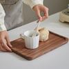 High Quality Wooden Serving Tray Walnut Coffee Tray Saucer Tea Dessert Sushi Fruit Plate Storage Pallet Kitchen Accessories