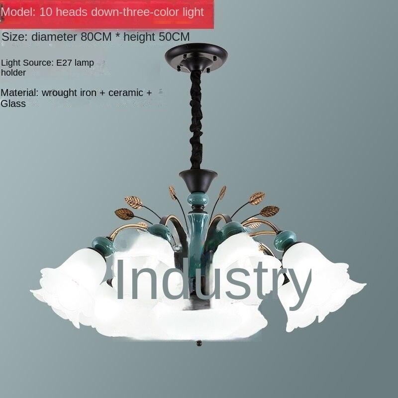 Living Room Light Light Luxury Ceramic Chandelier Modern Minimalist Ceiling Light Bedroom Restaurant Net Red Lighting