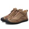 Fashion Men Casual Handmade Shoes Autumn Winter High Quality Comfortable Fur Plush Soft Lightweight Non-slip Trend Hiking Driving Warm