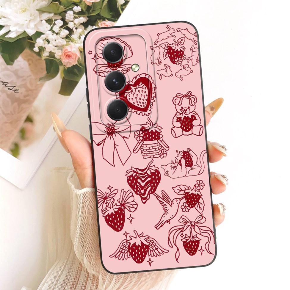 Case For Samsung A55 5G A556V A556B A556E A5560 Casing For Samsung Galaxy A55 5G Cover Silicone Fashion Cartoon Funny Painted
