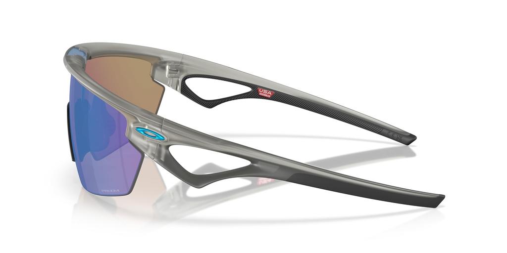 Oakley Sunglasses Frame Color Matte Gray Lens Prizm 136mm 0OO9403, (Front) Ink, Color Sapphire,