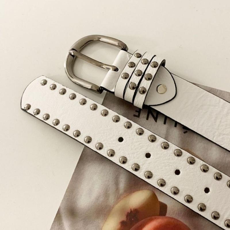 PU Waist Belts with Adjustable Pin Buckle Thin Adjustable Waist Belt Universal Woman Dresses Skirt Coat Waistband