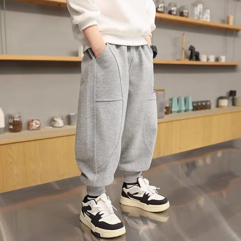 Mode Jungen Kordelzug Hose lose Trend vielseitige Freizeithose neue Sporthose Kinderhose