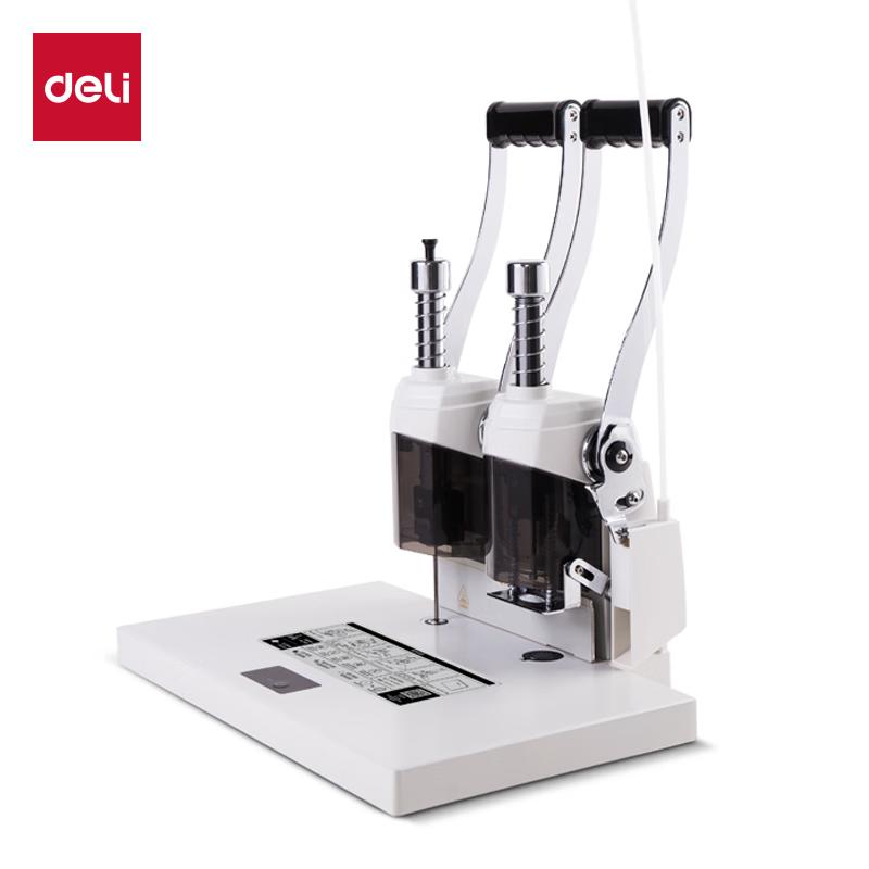 Deli Manual Accounting Document Binding Machine CN plug (adapter included)