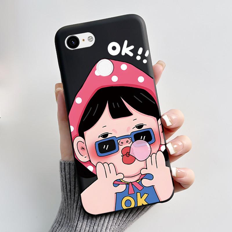 Husă Drăguță Pentru Google Pixel 3/Pixel 3XL Carcasă Imprimată Funda Pentru Google Pixel 3A XL Coque Husă Protectoare Carcasă Moale din Silicon