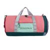Dopamine Color Block Travel Bag - Unisex, Nylon, Foldable, Large Capacity, Handheld, Shoulder/Crossbody, Fitness Luggage