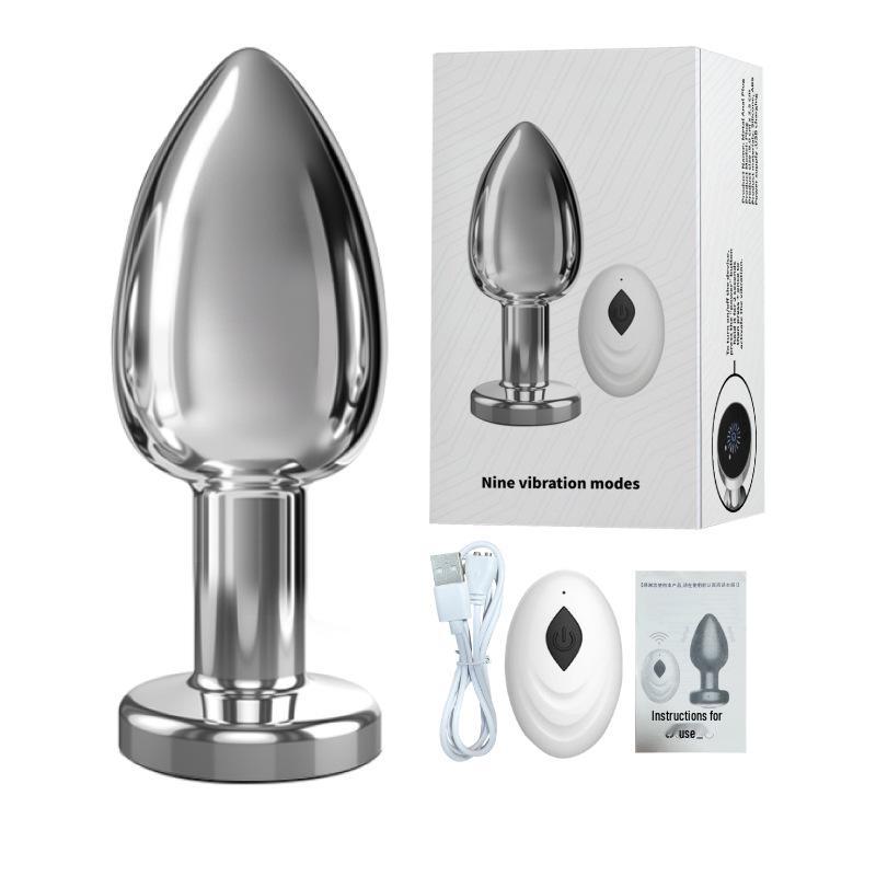 Large Stainless Steel Butt Plug for Home Use - Adult Anal Toy