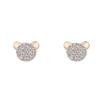 Mickey Earrings Mouse Earrings Simple and Cold Wind Earrings for Women Small and Anti-allergic