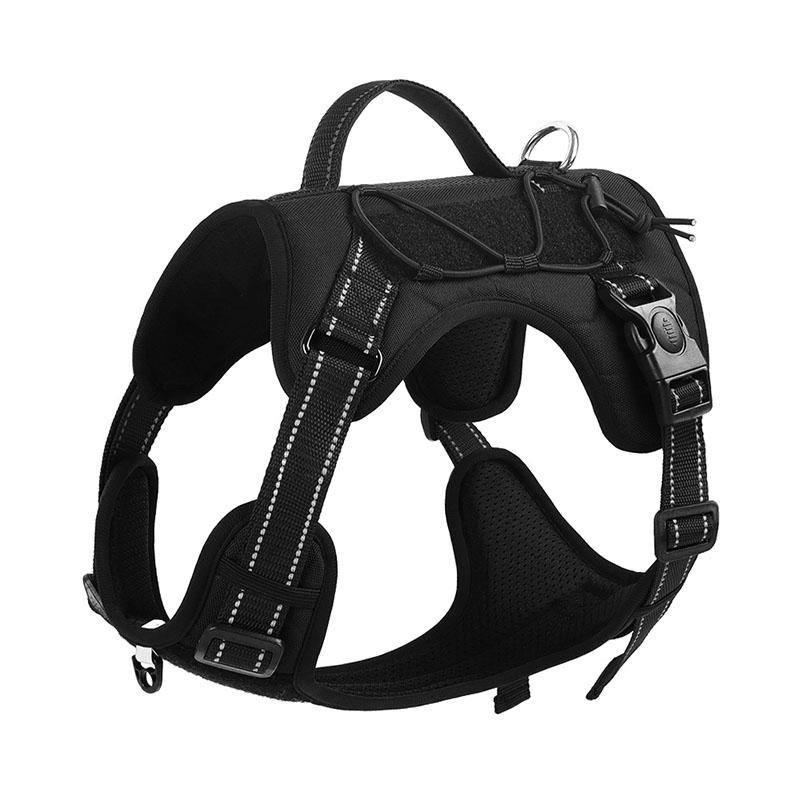 Pet Tactics Harness Multi Functional Nylon Reflective Dog Adjustable No Pull Comfortable Control Dog Chest Harness Pet Supplies