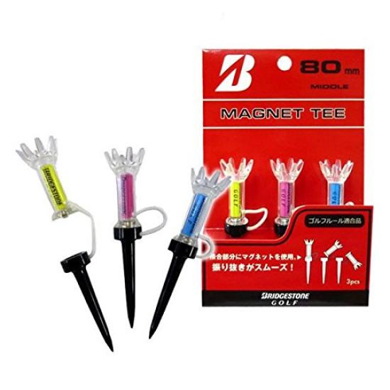 BRIDGESTONE Golf Tee Magnetic Tee Middle Tee 80mm GAGMTM