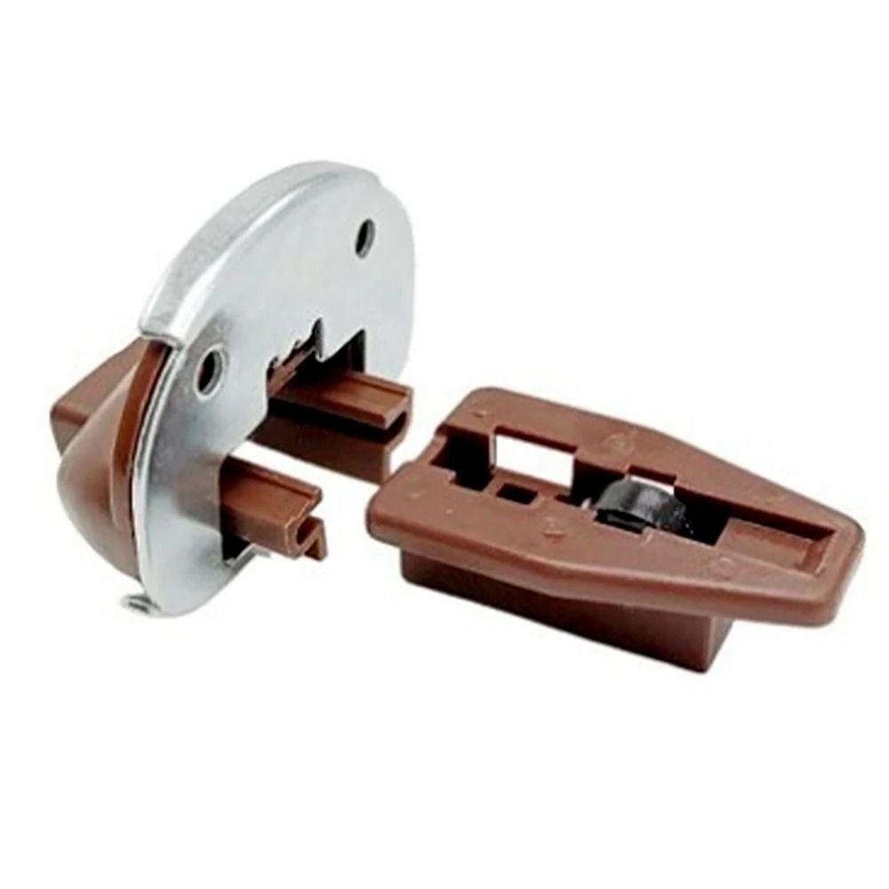 1 комплект пластиковых металлических направляющих для ящика с роликом, коричневый комплект направляющих для ящика, универсальная запасная часть для направляющих ящика  40mm