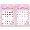 T006 Two Mini Kids Nail Sticker 2-Piece Set + 1 Pcs