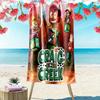 Creek Fun Print Beach Towel, Large Soft Quick Dry Towel for Beach Camping Swimming