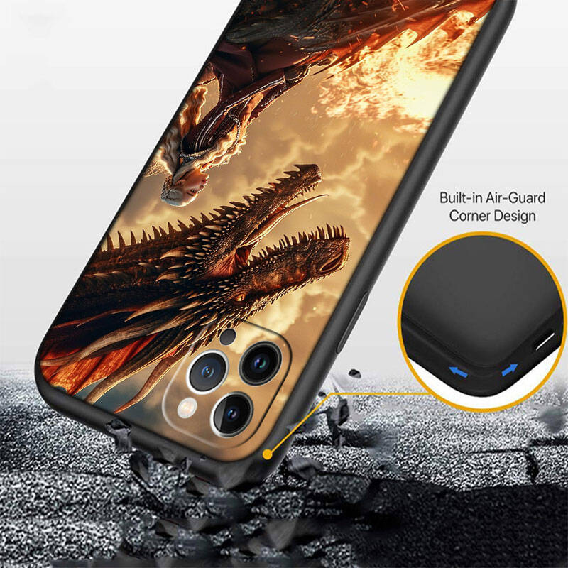 MH51 Dragon Mother Phone Shell Case for iPhone 7 8 11 12 13 14 15 16 17 16E XS Pro Max XR X SE Air