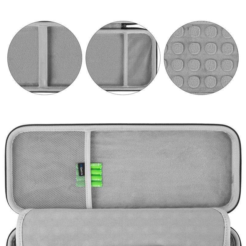 Geekria Hard Case Compatible with Logitech K380 + M355, Protective Travel Bag for Small Compact Keyboard