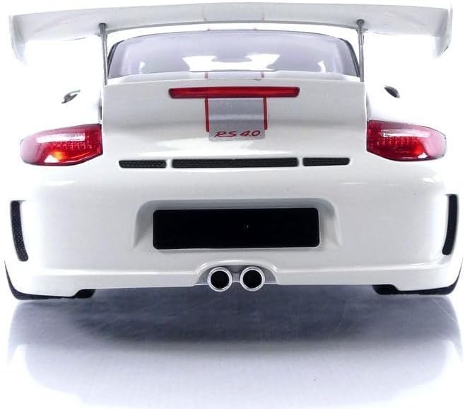 Maisto Porsche 911 GT3 RS4.0 White 1/18 Scale Special Edition Model with Opening Doors and Opening Hood, Diecast Car