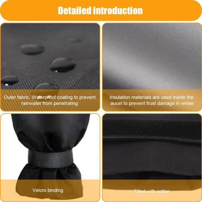 Outdoor Faucet Cover - Anti-Freeze Cover for Water Faucet - Thicker Faucet Cover for Winter - Sock[u348]